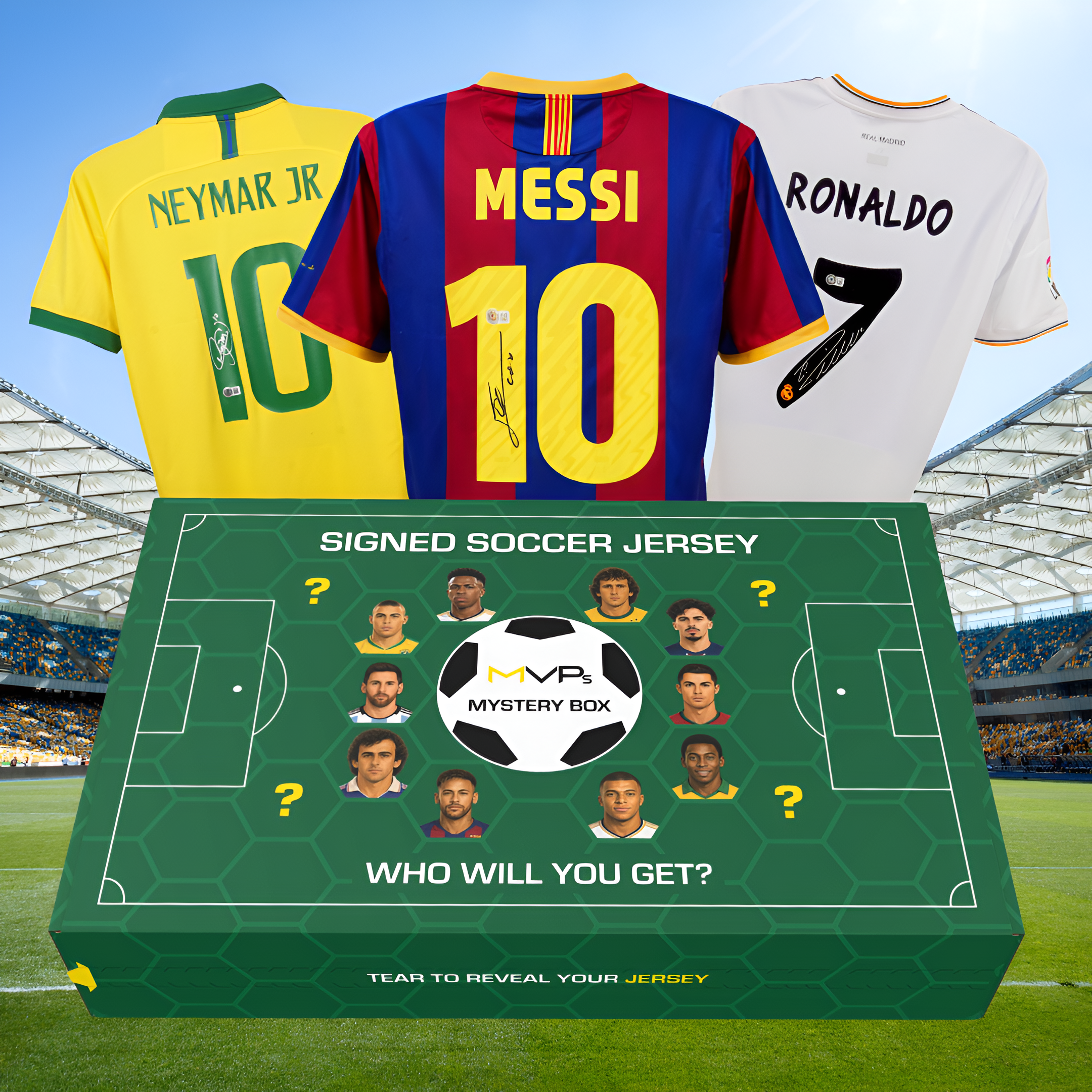 マネ 直筆サイン入りユニフォーム　 MVPs Mystery Memorabilia Box: Signed Soccer Jersey with Beckett COA Limited