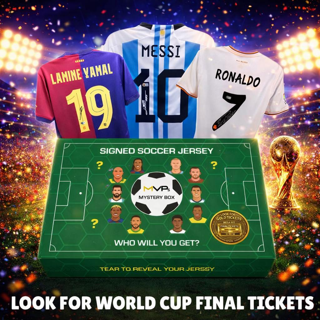 【世界限定100セット】MVPs Mystery Memorabilia Box Mystery Memorabilia Box: Signed Soccer Jersey World Cup Edition