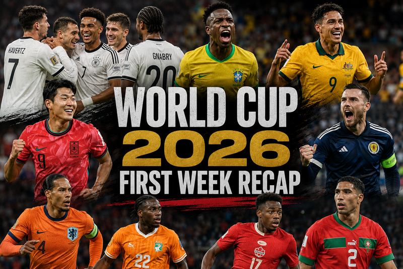 World Cup 2026 First Week: All 10 Scores, Every Story