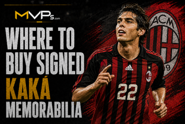 Signed Kaká AC Milan jersey with Beckett certificate of authenticity from MVPs's authenticated collection