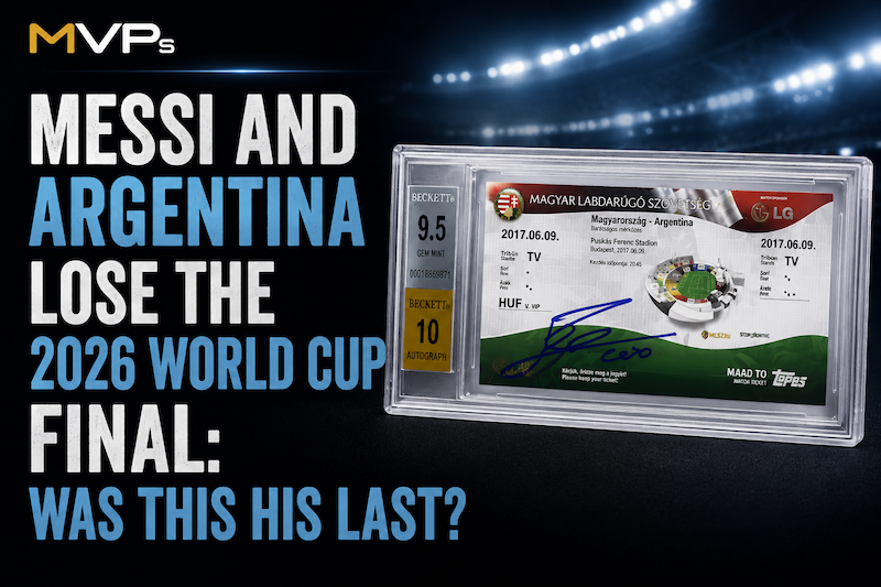 Lionel Messi reacts after Argentina lose the 2026 FIFA World Cup Final against Spain.