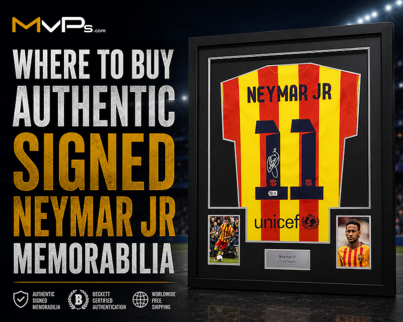 Where to Buy Authentic Signed Neymar Jr Memorabilia