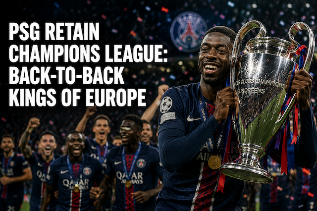 PSG Retain Champions League: Back-to-Back Kings of Europe