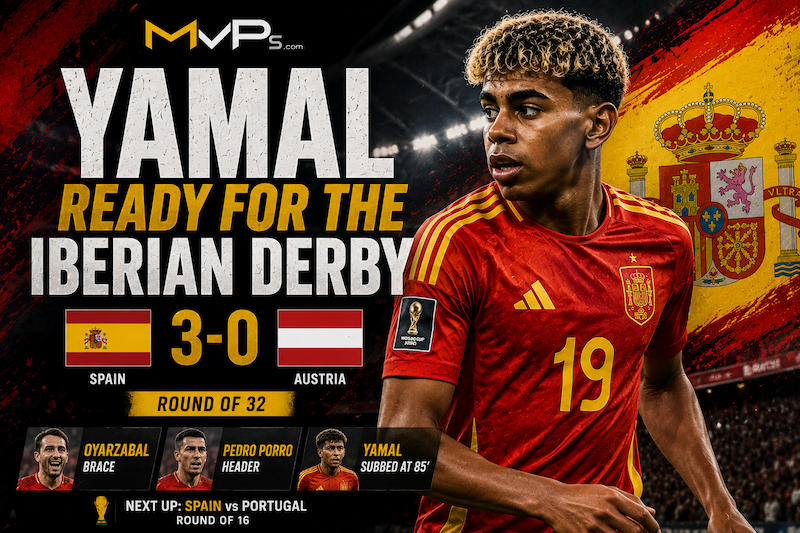 Yamal Ready for the Iberian Derby: Spain 3-0 Austria