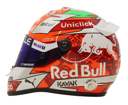 Sergio Perez Signed 2022 Austria F1 RedBull Helmet 1:2 Scale with Beckett COA