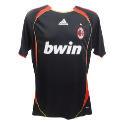 Andrea Pirlo Signed AC Milan Away Soccer Jersey #21 with Beckett Witness