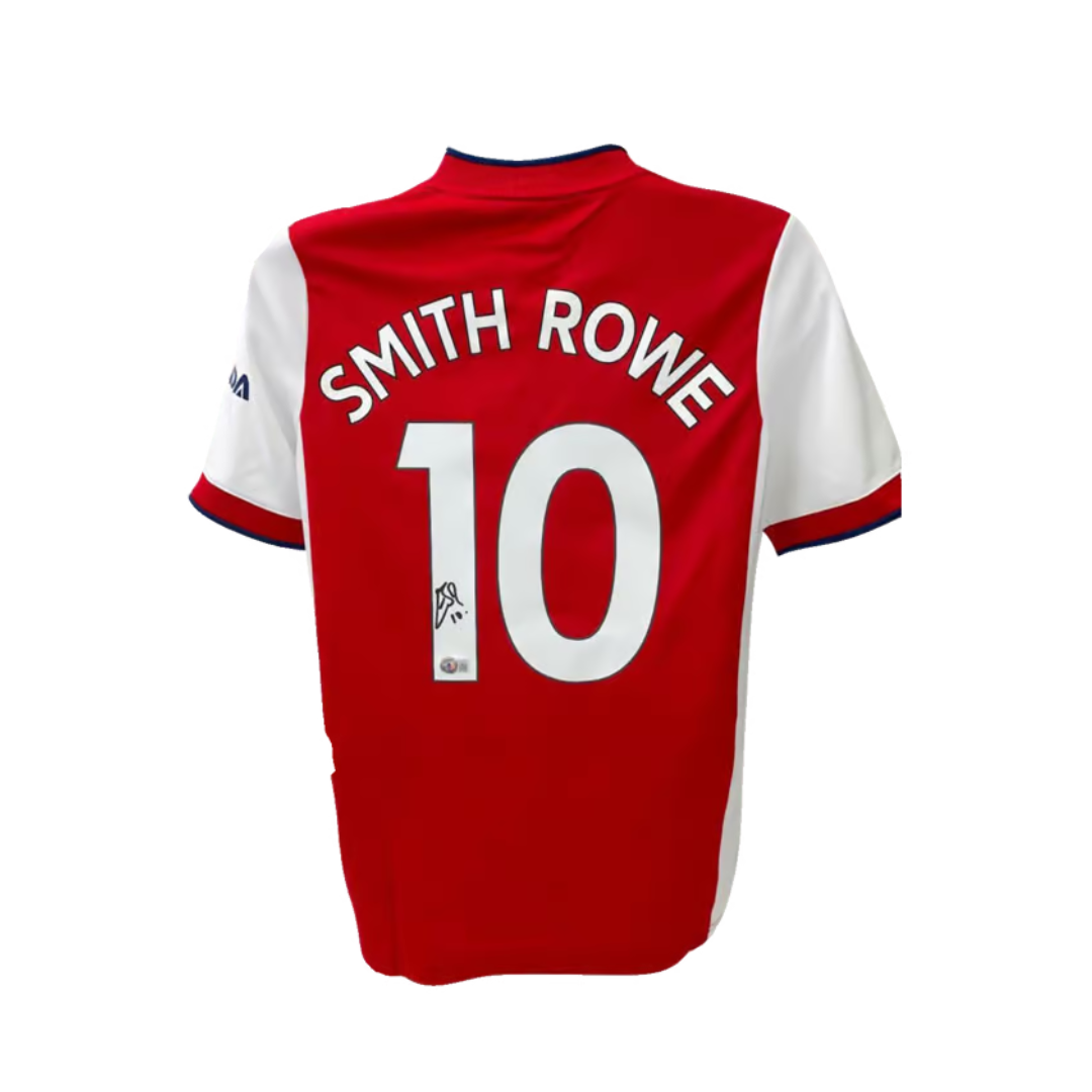 Emile Smith Rowe Signed Arsenal FC Home Soccer Jersey #10 with Beckett COA