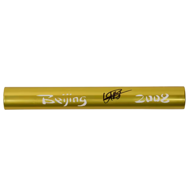 Usain Bolt Signed 2008 Beijing Olympics Baton with Beckett COA