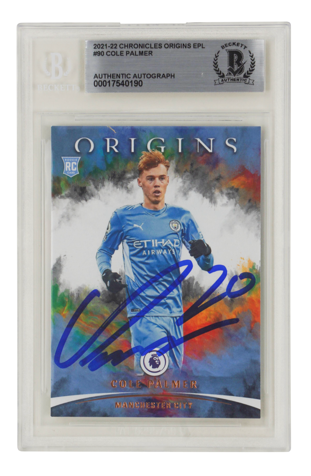 Cole Palmer Signed 2021-22 Panini Chronicles Origins Rookie Card - BGS Authentic