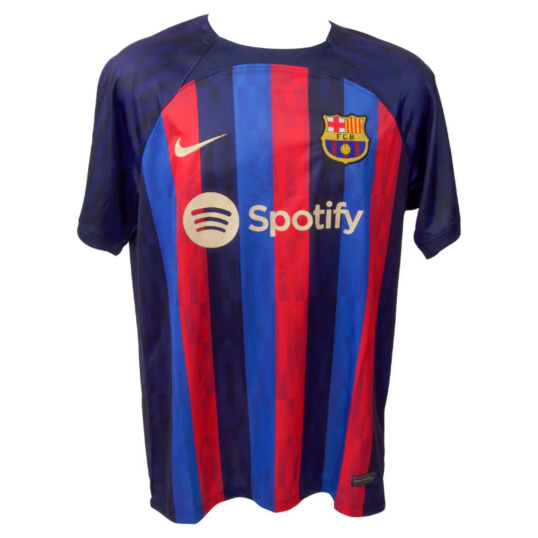 Raphinha Signed FC Barcelona Home Soccer Jersey #22 with Beckett COA