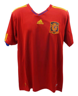 Xavi Hernandez Signed Spain FC Home Soccer Jersey #8 with Beckett COA