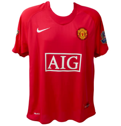 Wayne Rooney Signed Manchester United Home Soccer Jersey #10 with Beckett COA