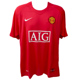 Wayne Rooney Signed Manchester Utd Home Soccer Jersey Inscribed with Beckett COA