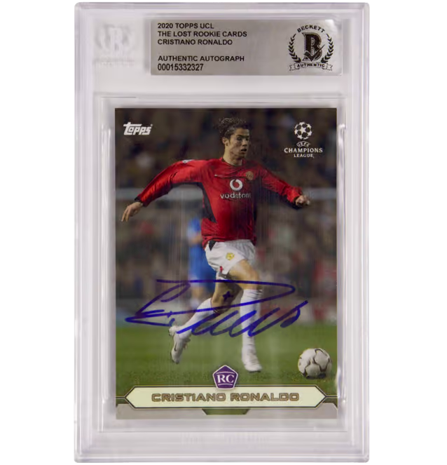 Cristiano Ronaldo Signed 2020 Topps Lost Rookie Set – BGS Authentic