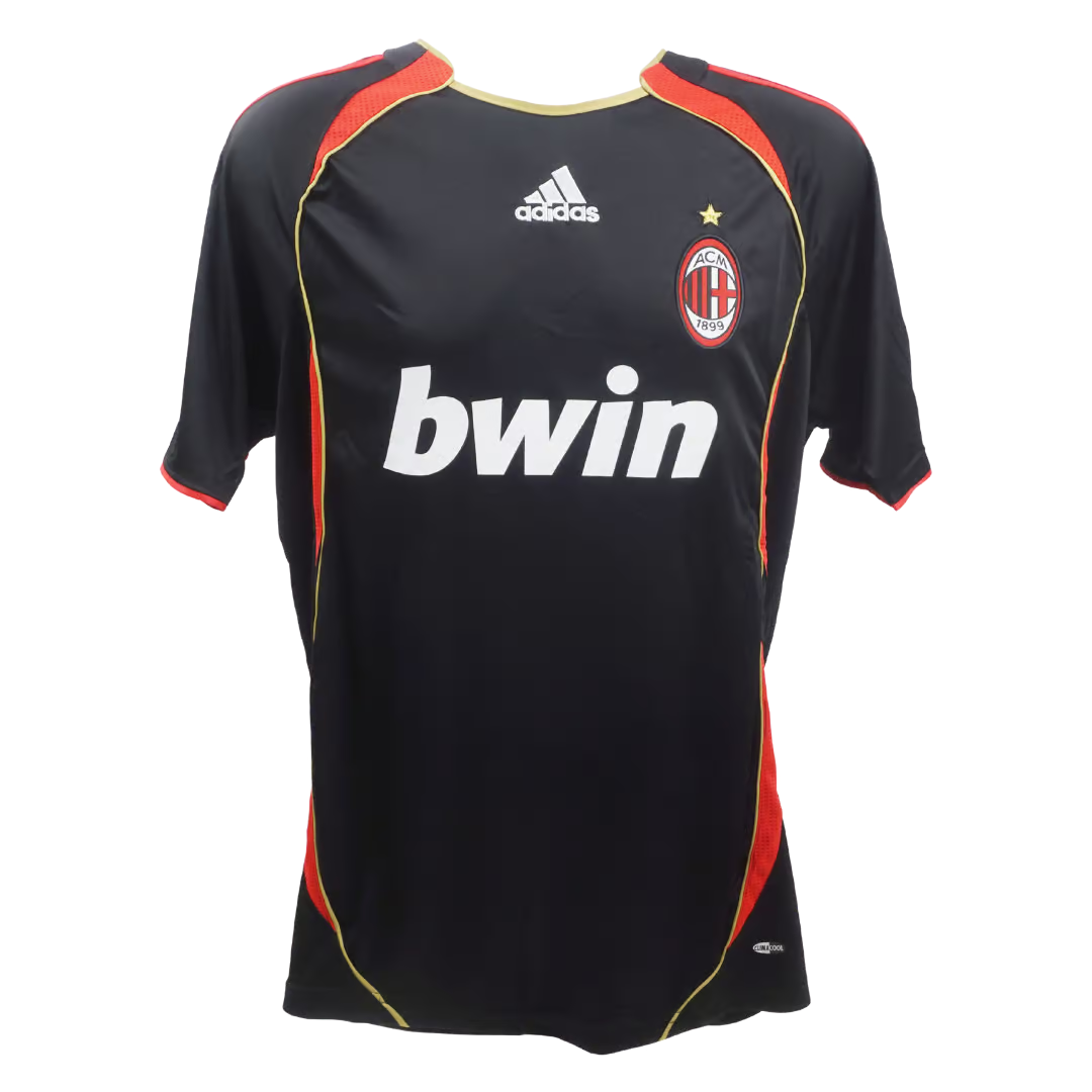 Filippo Inzaghi Signed AC Milan Away Soccer Jersey #9 with Beckett Witness