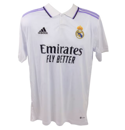 Karim Benzema Signed Real Madrid FC Home Soccer Jersey #9 with Beckett COA