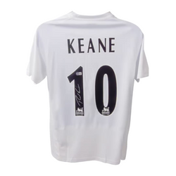 Robbie Keane Signed Tottenham Hotspur Home Soccer Jersey #10 with Beckett COA