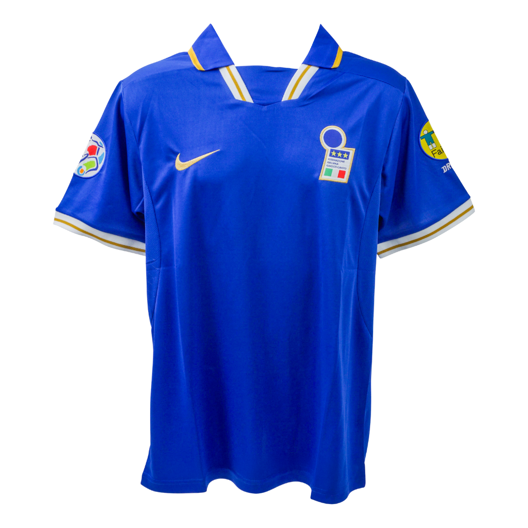 Paolo Maldini Signed Italy FC Home Soccer Jersey #3 with Beckett Witness