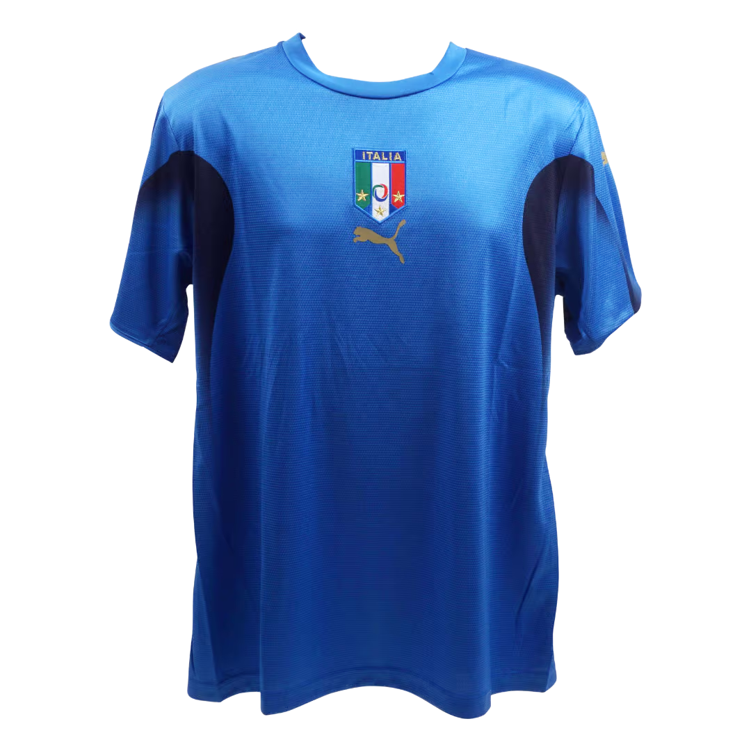 Andrea Pirlo Signed Italy FC Home Soccer Jersey #21 with Beckett Witness