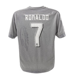 Cristiano Ronaldo Signed Real Madrid FC Away Soccer Jersey #7 with Beckett LOA