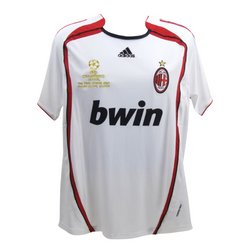 Paolo Maldini Signed AC Milan Away Soccer Jersey #3 with Beckett Witness