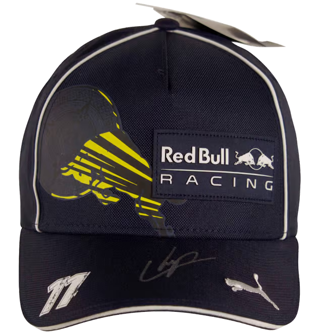 Sergio Perez Signed Formula 1 Redbull Racing Hat #11 with Beckett COA