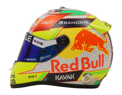 Sergio Perez Signed 2023 Formula 1 RedBull Helmet 1:2 Scale with Beckett COA