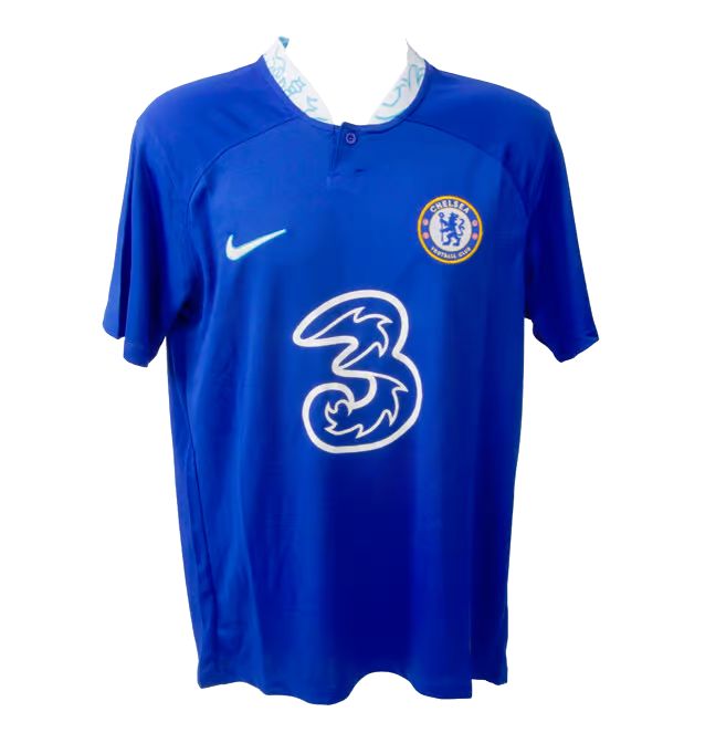 Mason Mount Signed Chelsea FC Home Soccer Jersey #19 with Beckett COA