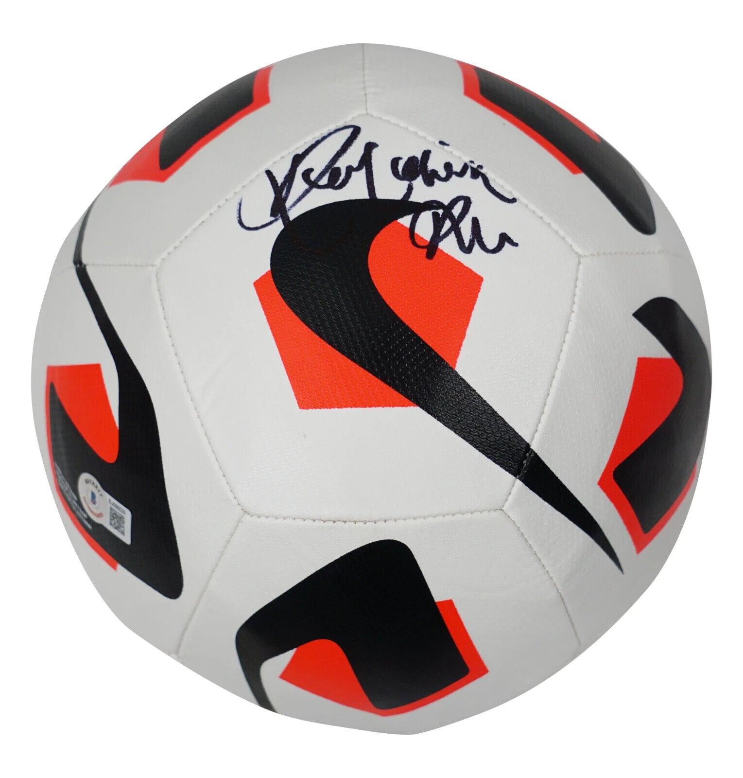 Ronaldinho Signed Nike Soccer Ball with Beckett COA