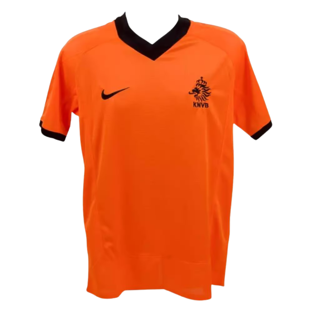 Patrick Kluivert Signed Netherlands FC Home Soccer Jersey #9 with Beckett COA