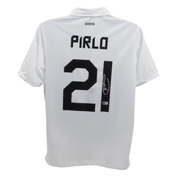 Andrea Pirlo Signed Juventus FC Away Soccer Jersey #21 with Beckett Witness