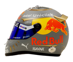 Sergio Perez Signed 2022 Brazil F1 RedBull Helmet 1:2 Scale with Beckett COA