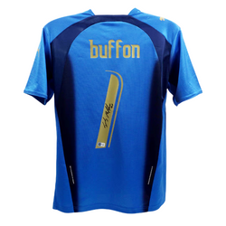 Gianluigi Buffon Signed Italy FC Home Soccer Jersey #1 with Beckett Witness