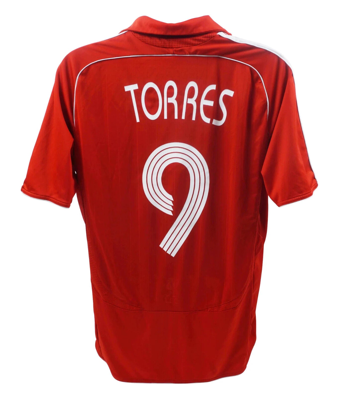 Fernando Torres Signed Liverpool FC Home Soccer Jersey #9 with Beckett COA