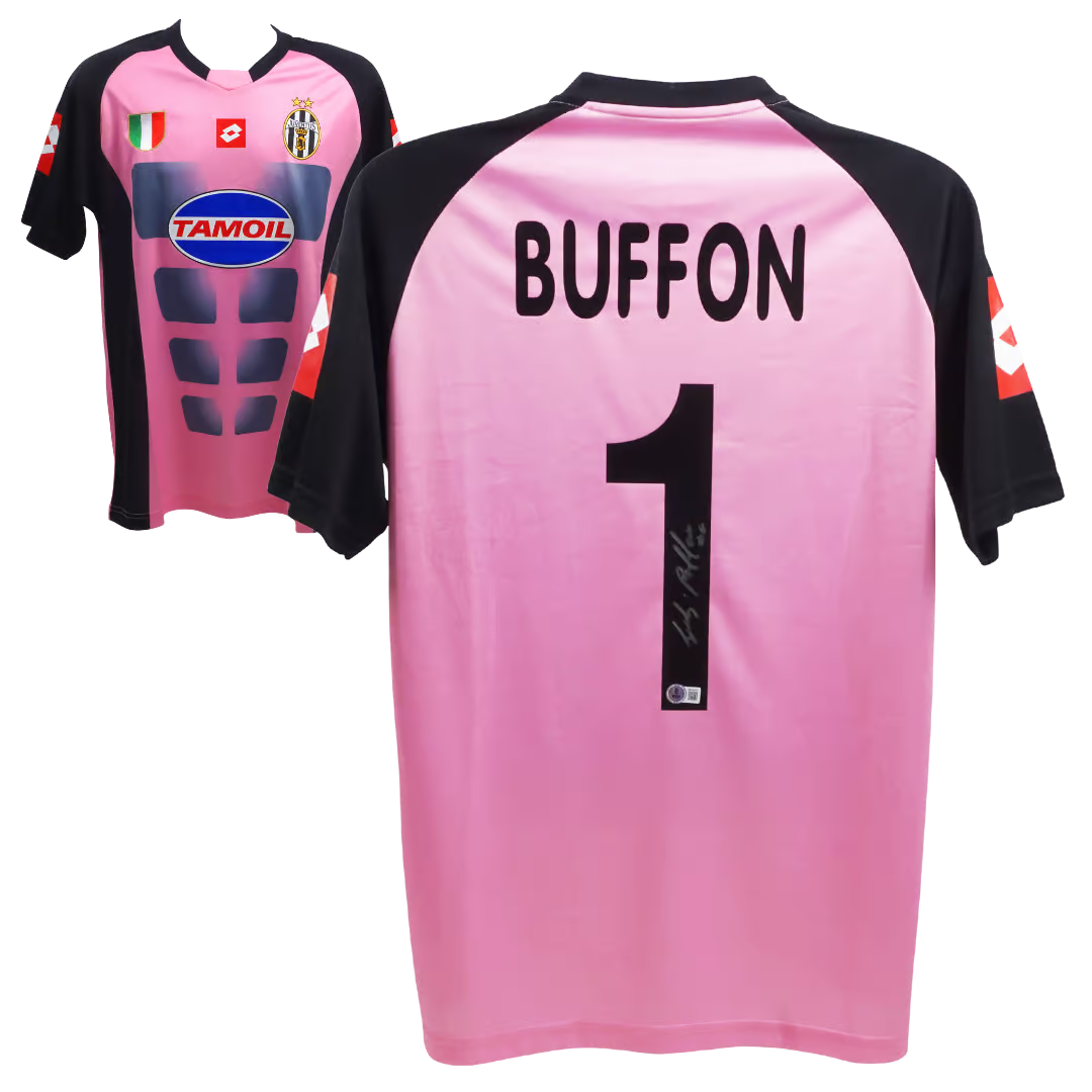 Gianluigi Buffon Signed Juventus FC Soccer Jersey #1 with Beckett Witness