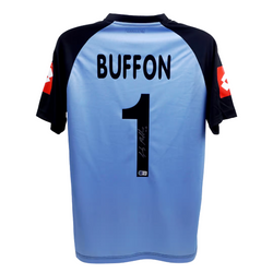 Gianluigi Buffon Signed Juventus FC Soccer Jersey #1 with Beckett Witness