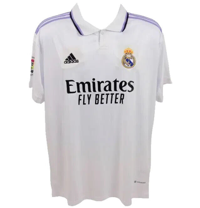 Vinicius Jr Signed Real Madrid Home Soccer Jersey #20 with Beckett COA