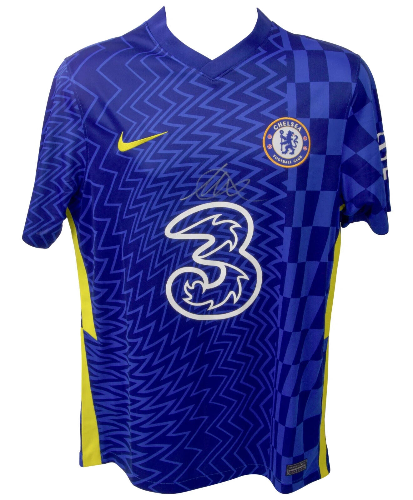 Mason Mount Front Signed Chelsea FC Home Soccer Jersey with Beckett COA