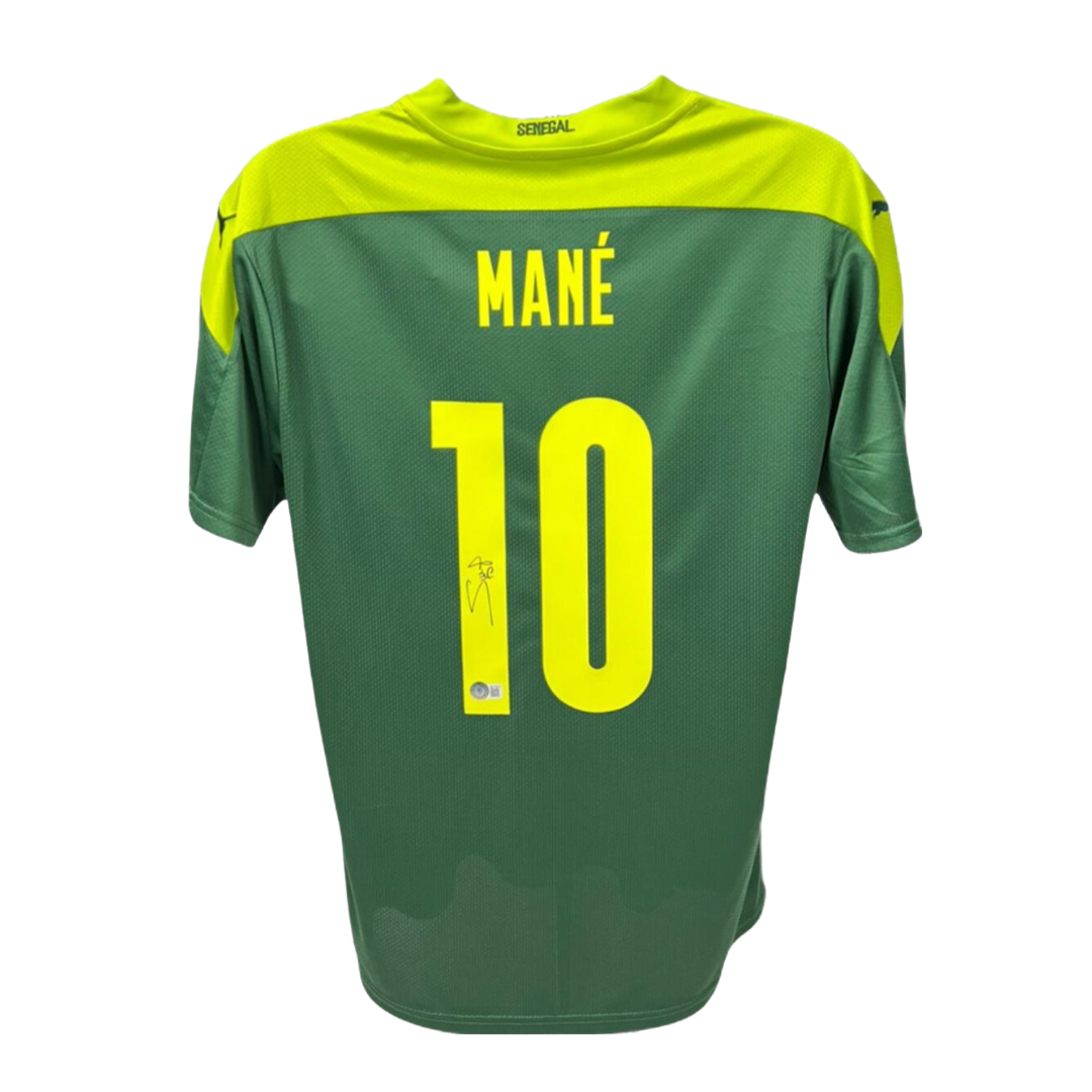 Sadio Mane Signed Senegal FC Soccer Jersey #10 with Beckett COA