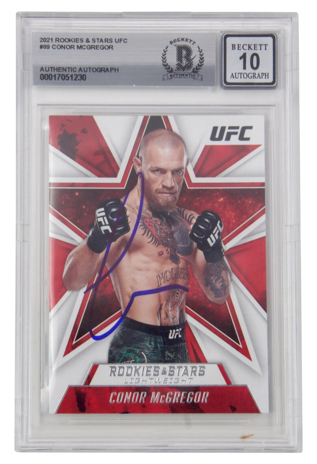 Conor McGregor Signed 2021 Panini Chronicles UFC Stars – BGS 10 Autograph