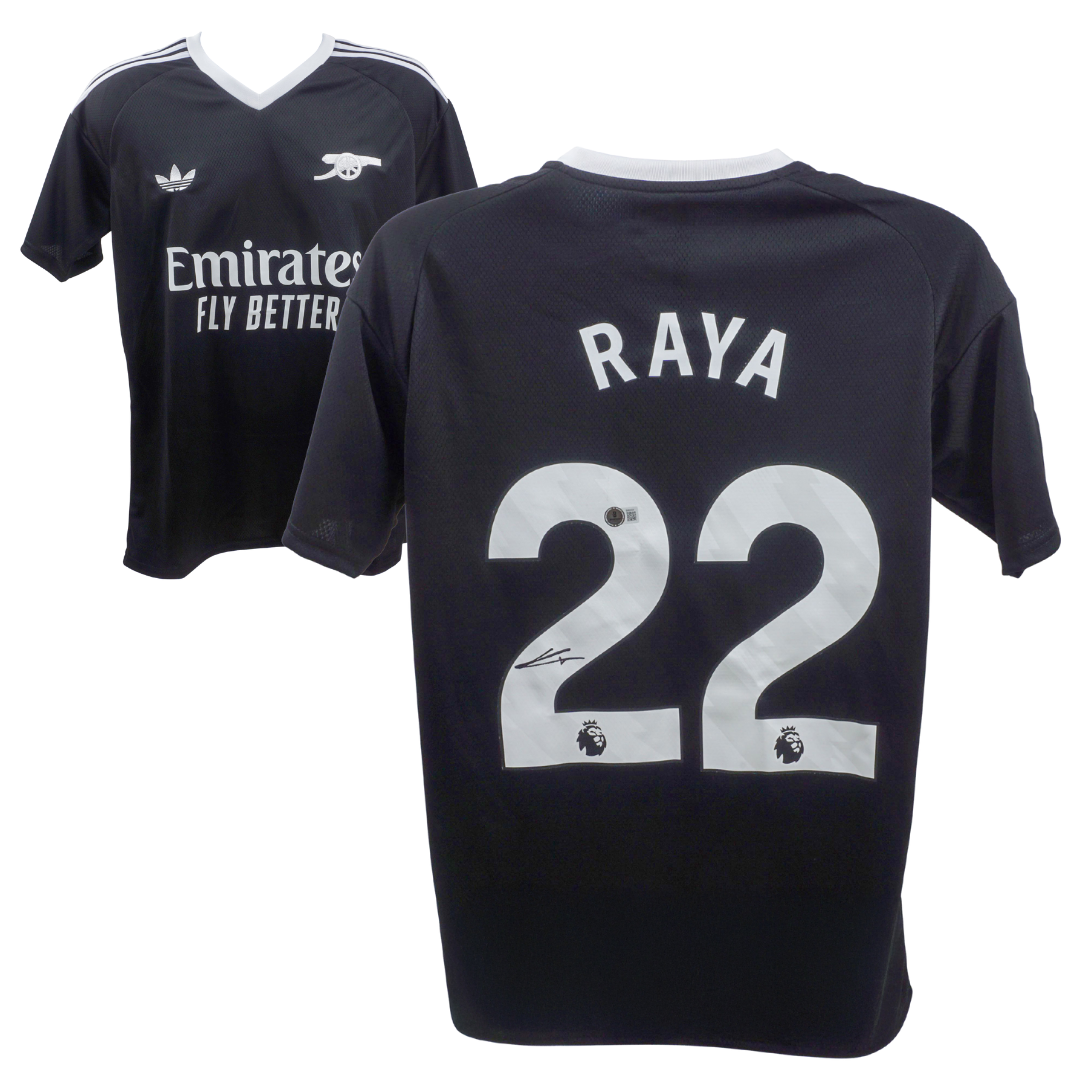 David Raya Signed Arsenal Goalkeeper Soccer Jersey #22 with Beckett COA