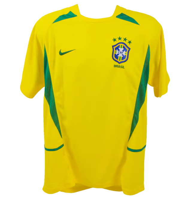 Ronaldo, Ronaldinho, Pele & Kaka Signed Brazil FC Soccer Jersey with Beckett COA