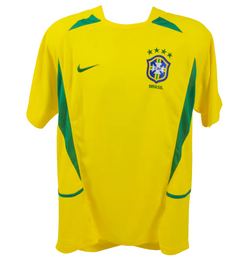 Ronaldo, Ronaldinho, Pele & Kaka Signed Brazil FC Soccer Jersey with Beckett COA