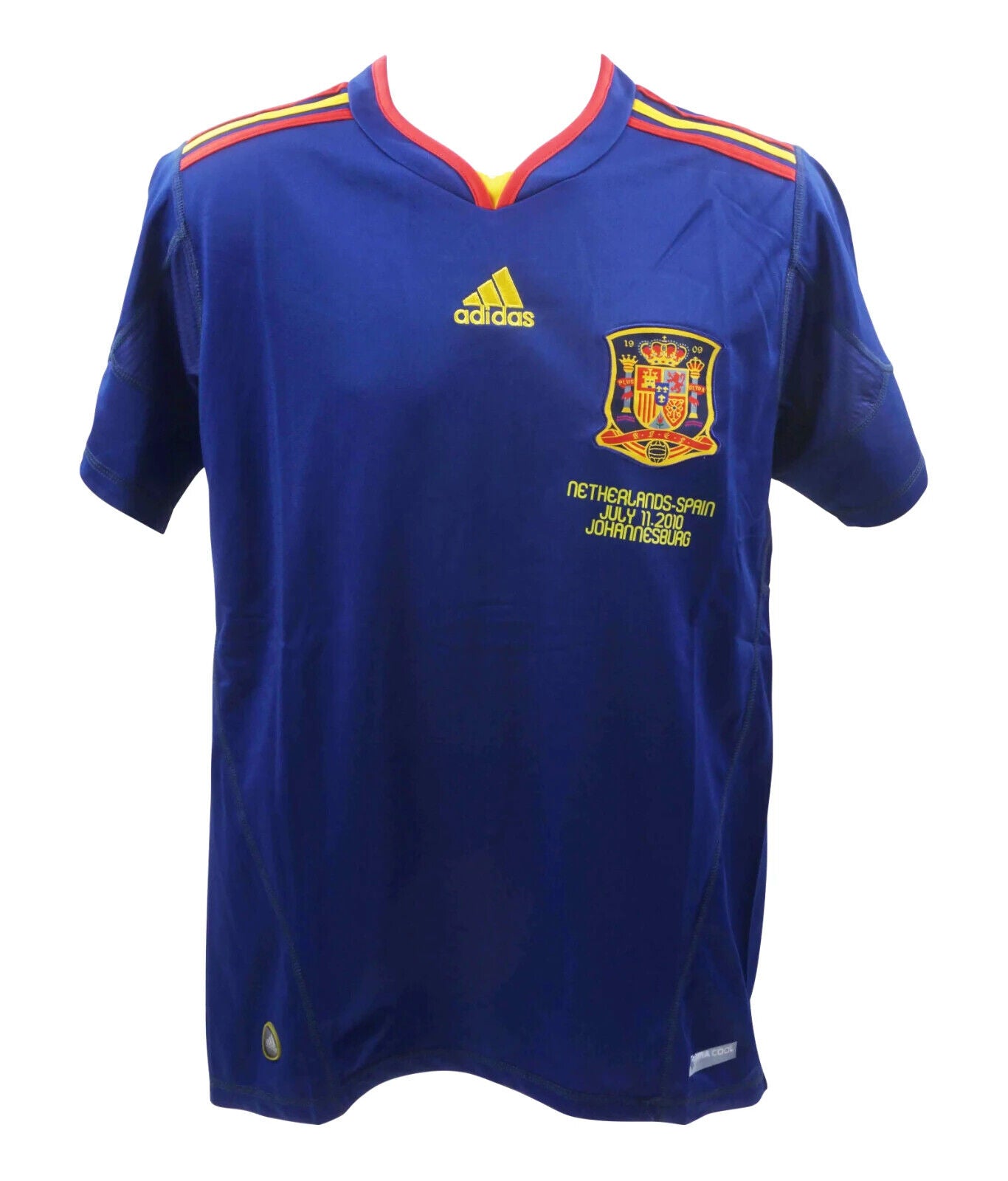 Fernando Torres Signed 2010 World Cup Final Spain Soccer Jersey with Beckett COA