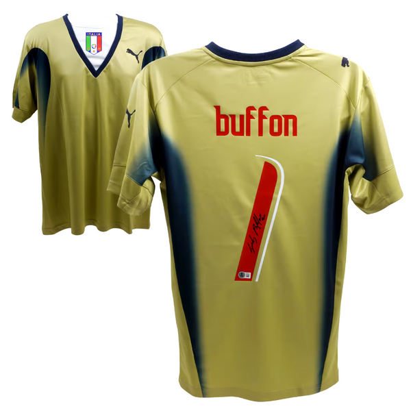 c*e様 エトレア BUFFON 1 サッカーシャツ Men's Gianluigi Buffon 2021-2022 Parma Red Errea Goalkeeper
