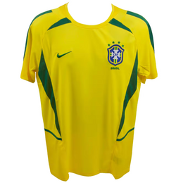 Ronaldinho Signed Brazil FC Home Soccer Jersey #11 with Beckett COA