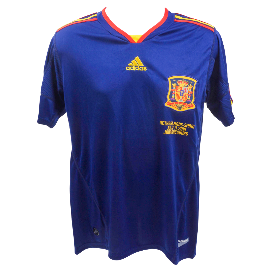 Pedro Signed Spain National Away Soccer Jersey #18 with Beckett COA