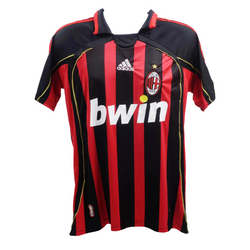 Paolo Maldini Signed AC Milan Home Soccer Jersey #3 with Beckett Witness