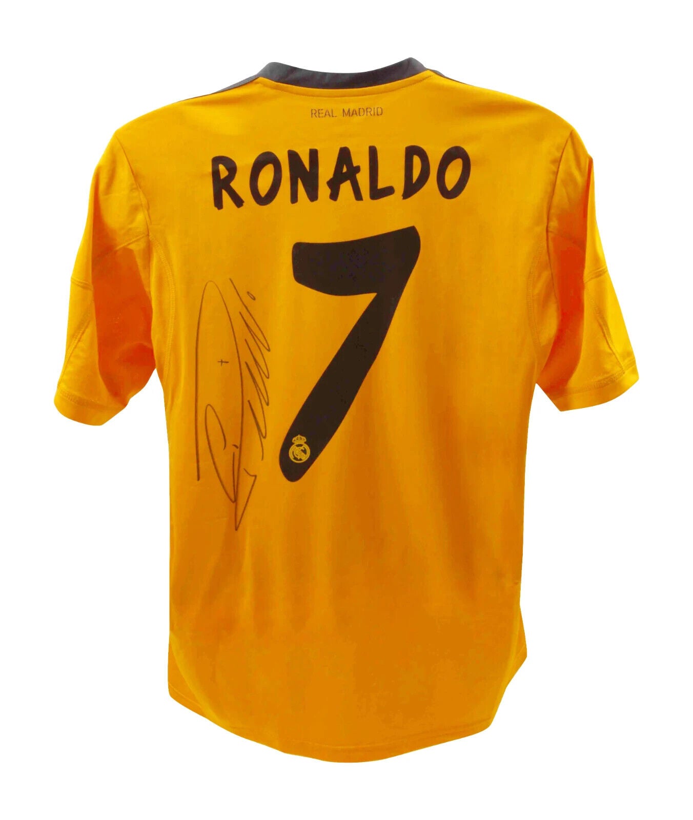 Cristiano Ronaldo Signed Real Madrid FC Away Soccer Jersey #7 with Beckett LOA