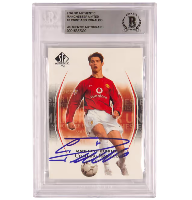 Cristiano Ronaldo Signed 2004 SP Upper Deck #7 Rookie Card – BGS Authentic